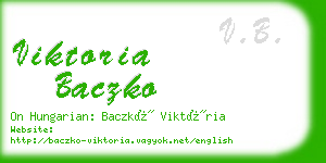 viktoria baczko business card